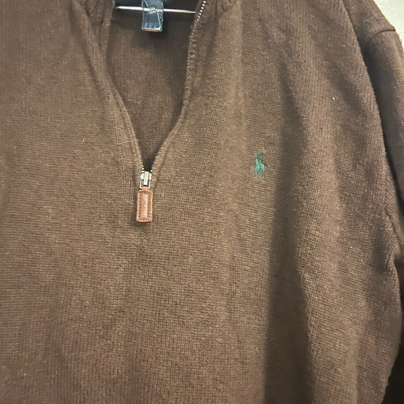 Polo Ralph Lauren dark brown sweater - Picture 2 of 4